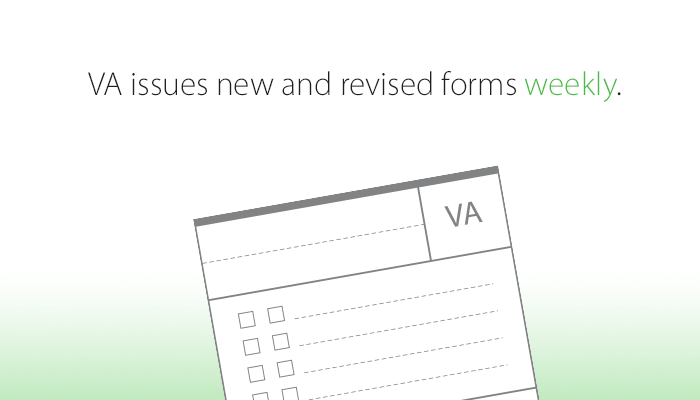 Continually Updated VA Forms